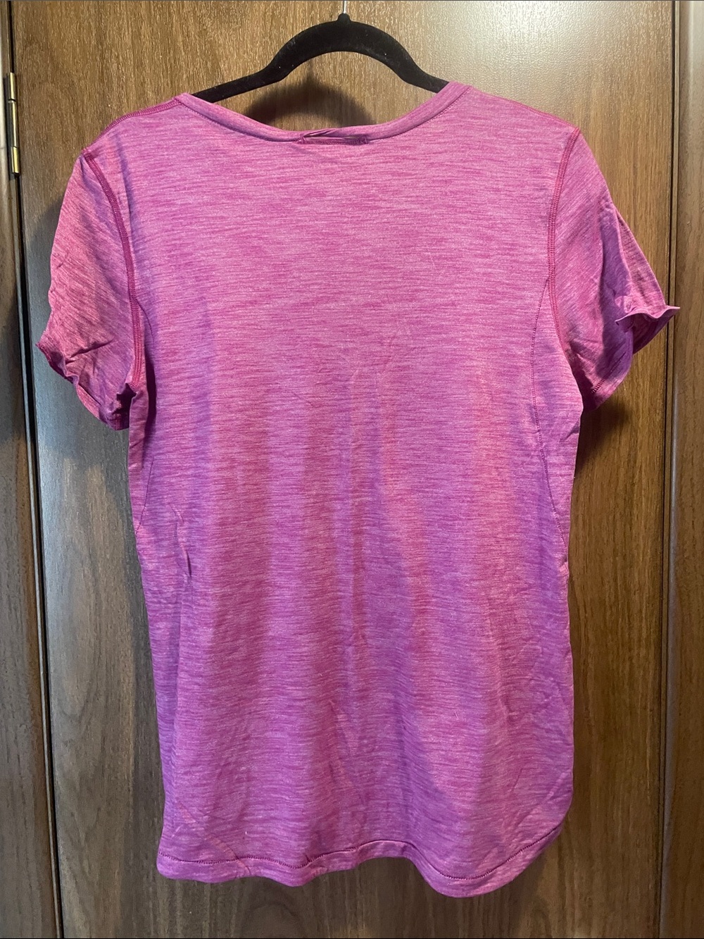 lululemon athletica Heathered Magenta Short-Sleeve Tee